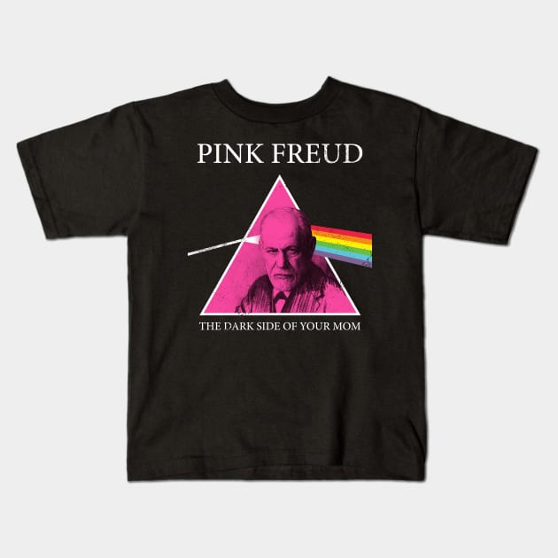 Pink Freud Dark Side Of Your Mom Kids T-Shirt by Lunomerchedes